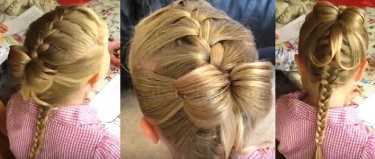 Tranças francesas para meninas com fotos passo a passo