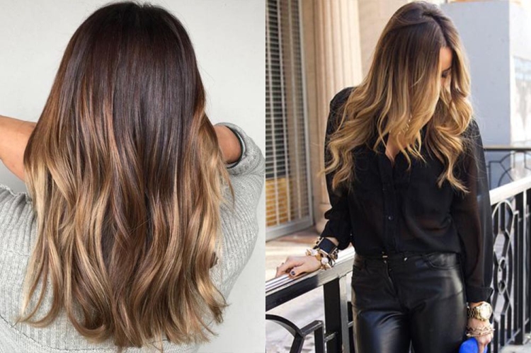 Cabelo cor de noz dourada