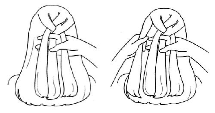 Tranças francesas para meninas com fotos passo a passo