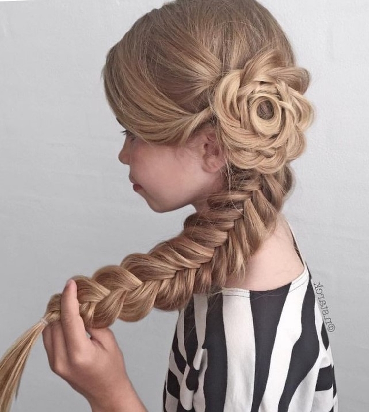 Tranças francesas para meninas com fotos passo a passo