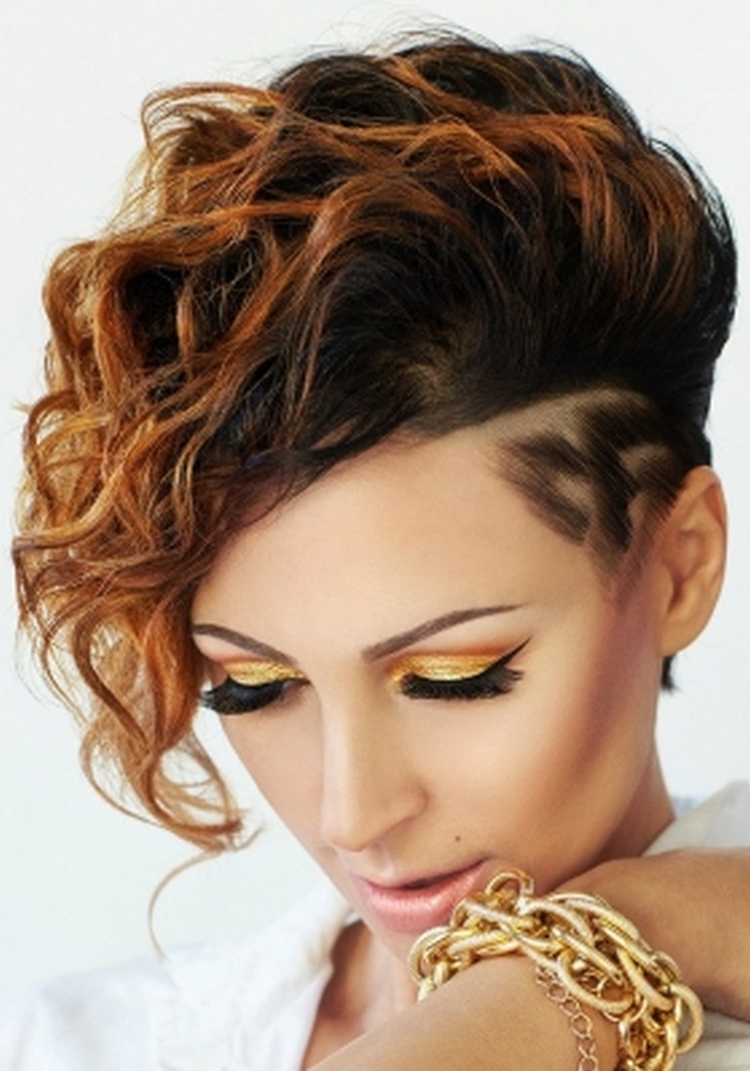 Corte de cabelo para cabelo curto sem franja