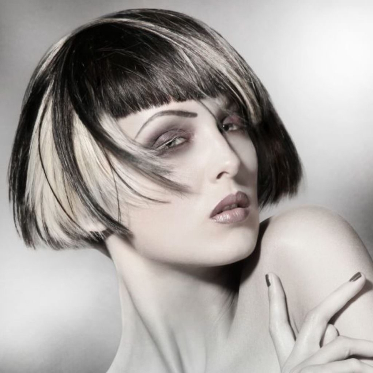 Colorir para foto de cabelo curto e escuro