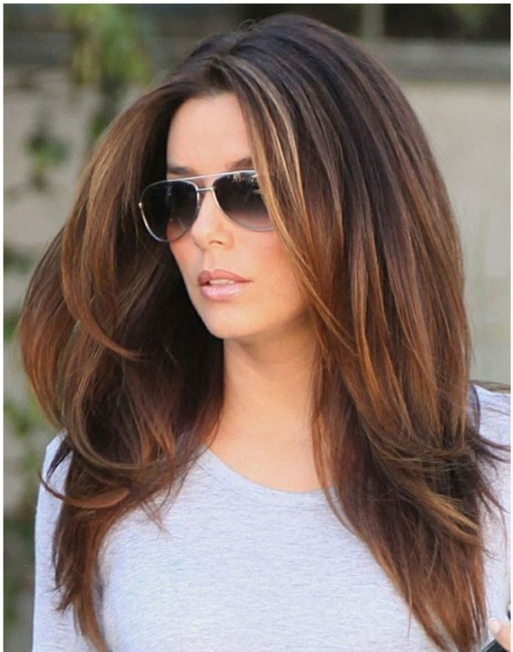 Corte de cabelo para cabelo comprido sem franja