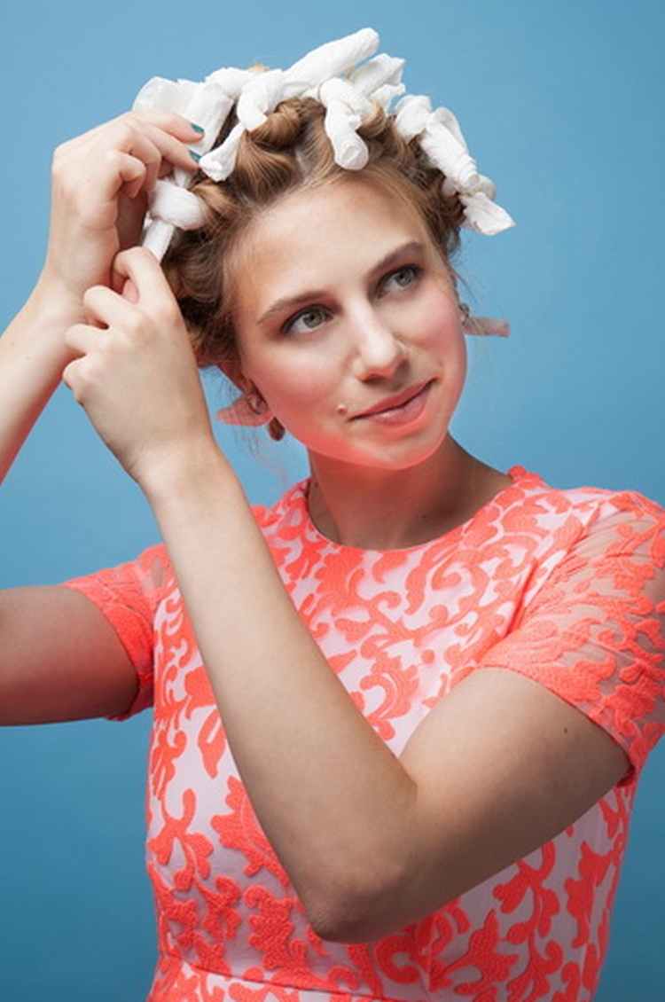 Estilo noturno para cabelo curto