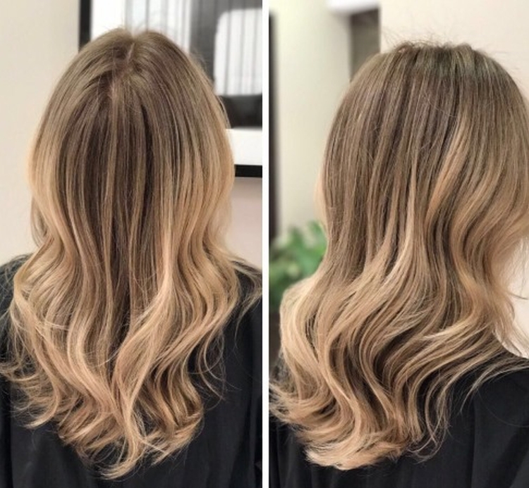 Técnica de coloração com toque de ar