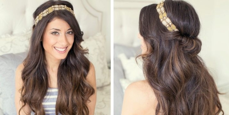 Penteados leves com cabelo solto