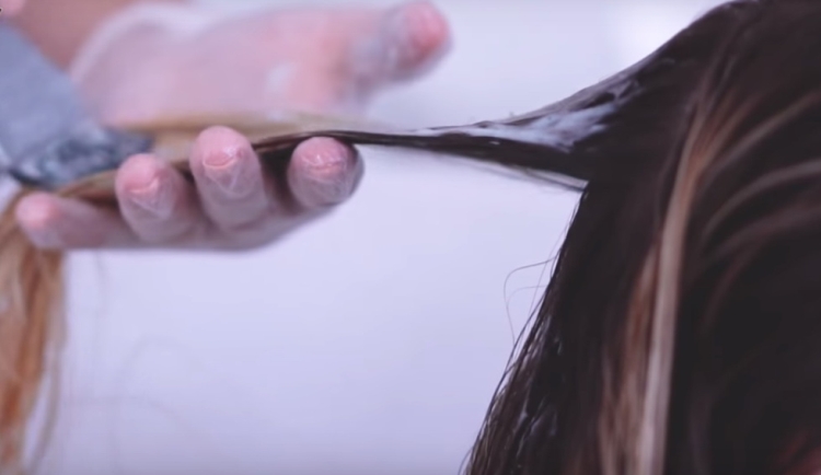 Técnica de coloração com toque de ar