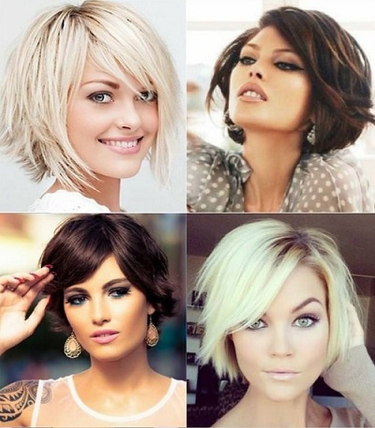 Corte de cabelo para cabelo médio com franja