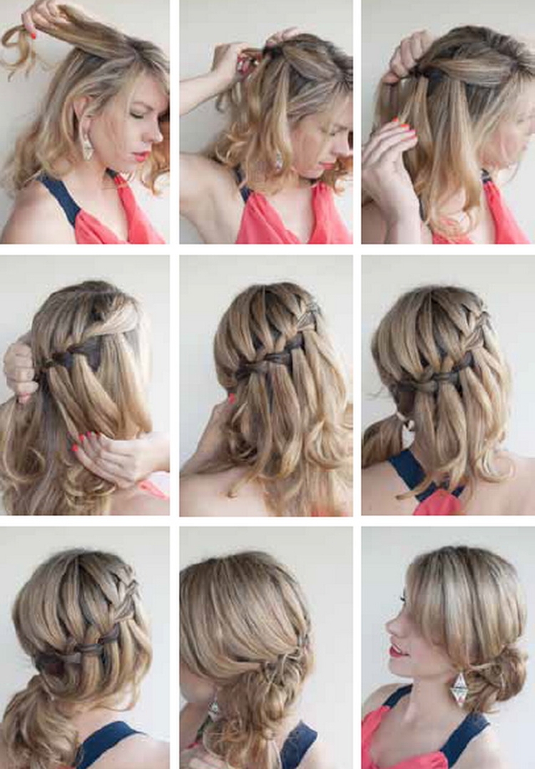 Estilo noturno para cabelo curto