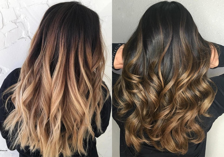 Foto de coloração de cabelo complexa para morenas