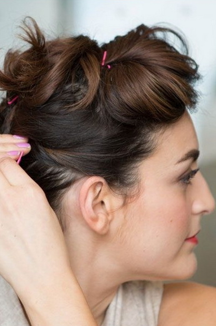 Estilo noturno para cabelo curto