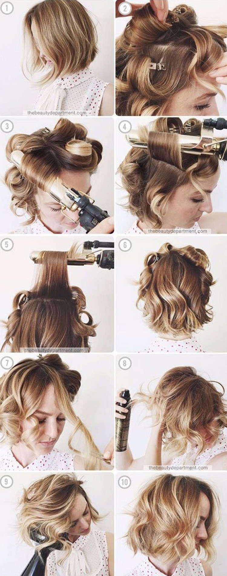 Estilo noturno para cabelo curto