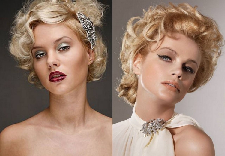 Estilo noturno para cabelo curto