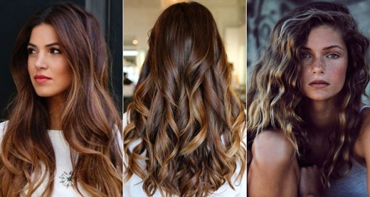 Foto de coloração de cabelo complexa para morenas