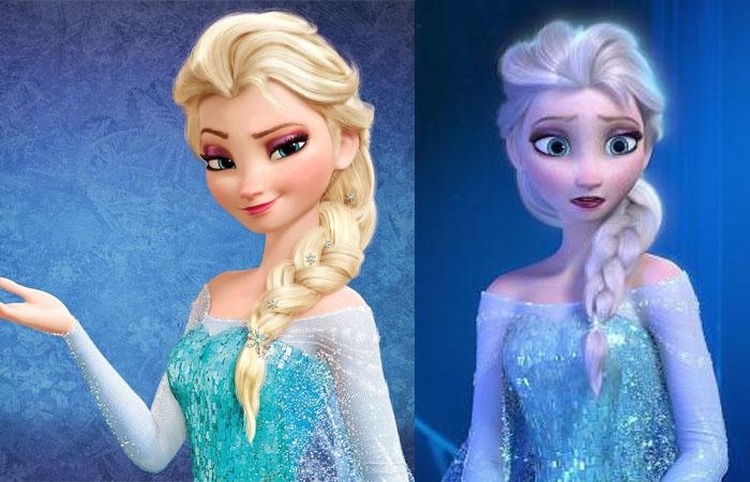 Elsa's Hairstyle de Frozen