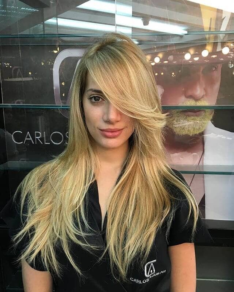 Tipos de foto de franja com nomes