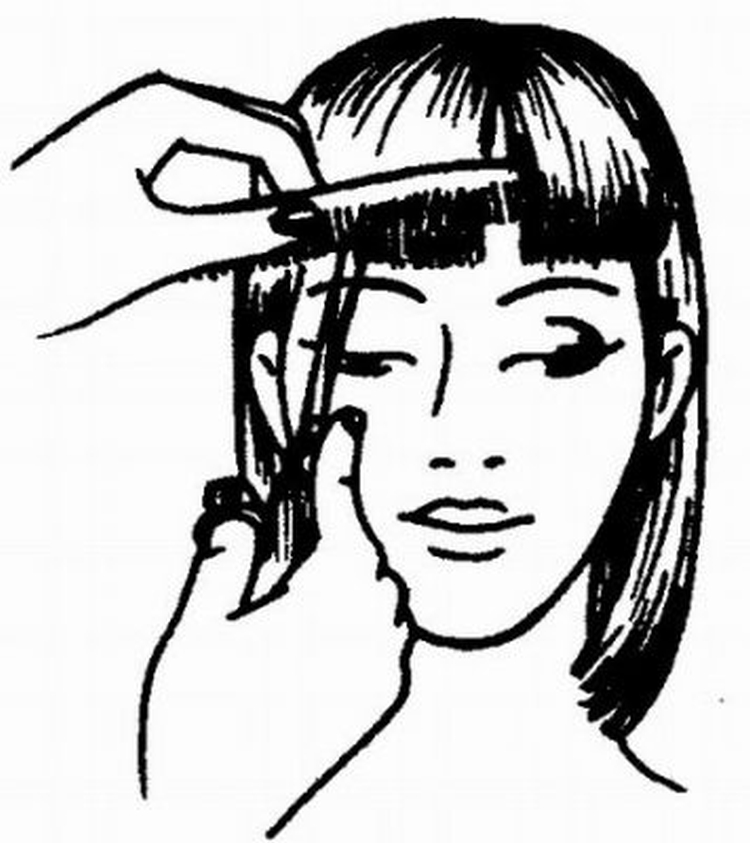 Corte de cabelo antes e depois