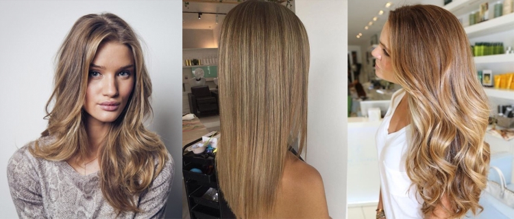 Foto de cabelo castanho claro bronzeado