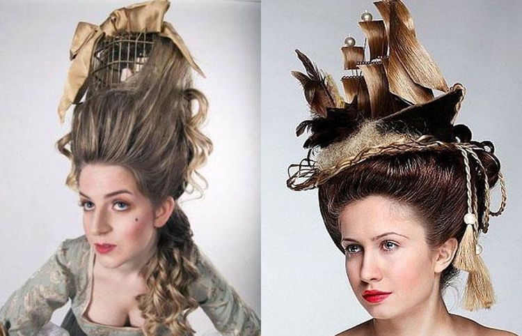 Penteados altos para cabelos médios