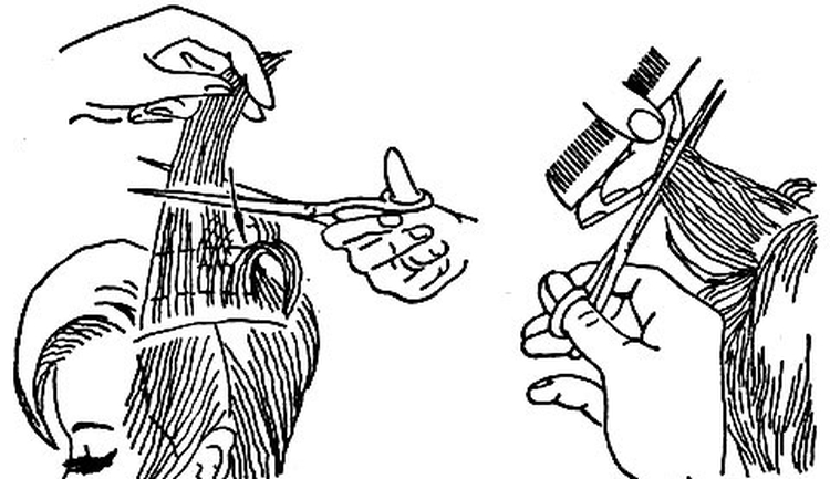 Corte de cabelo antes e depois