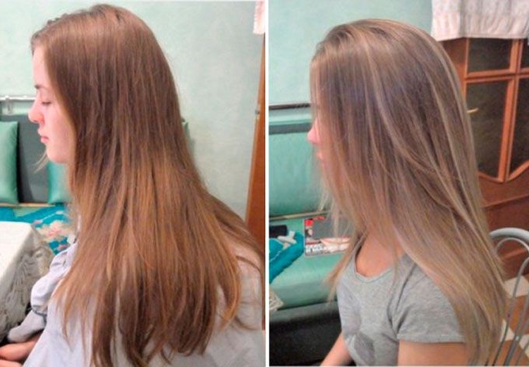 Foto de cabelo castanho claro bronzeado