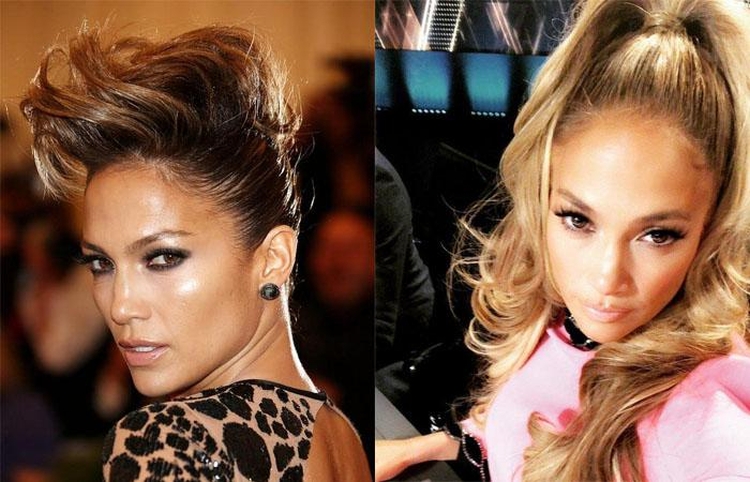 Penteados altos para cabelos médios