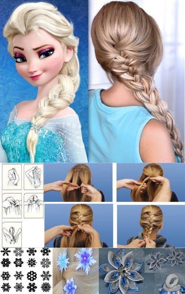 Elsa's Hairstyle de Frozen