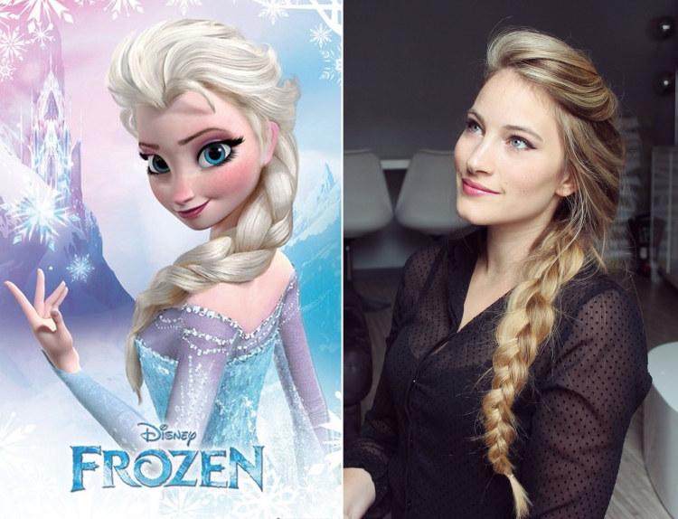 Elsa's Hairstyle de Frozen