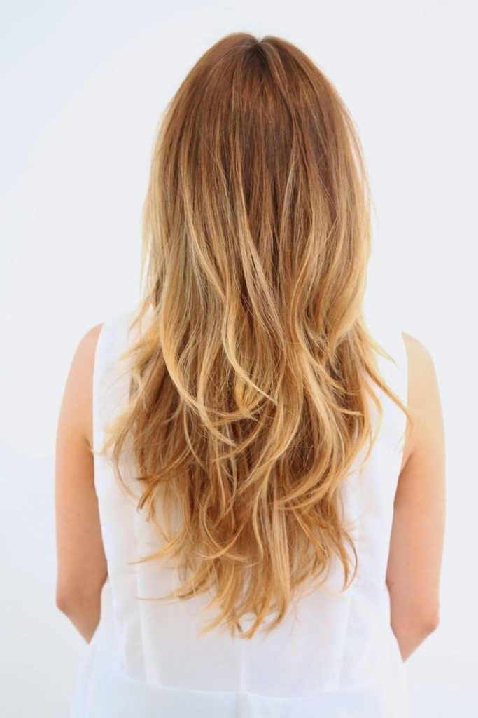 Escada para cabelo comprido