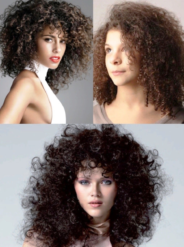 Química de luz para foto de cabelo médio