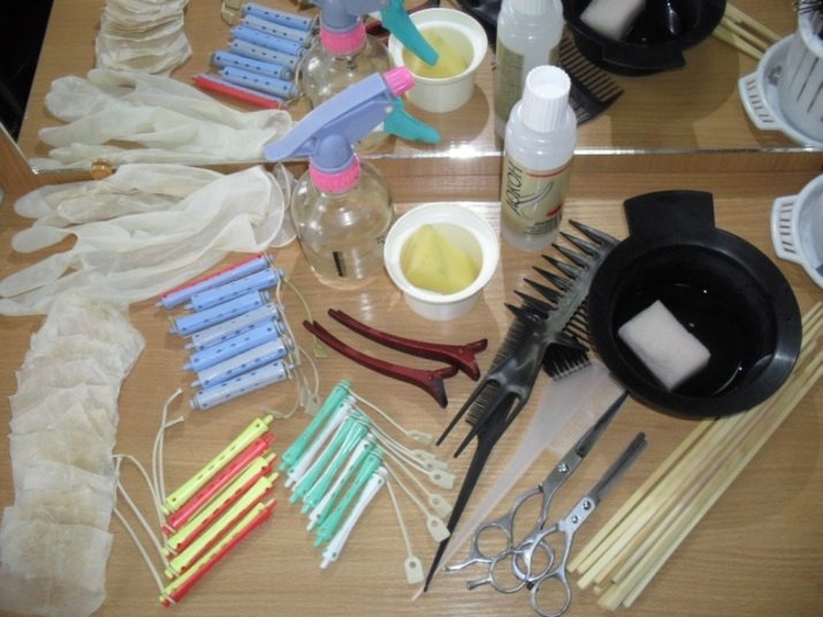 Química de luz para foto de cabelo médio