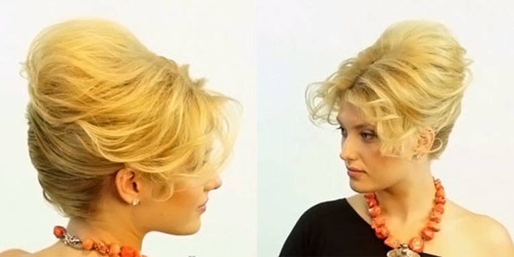 Penteados altos para cabelos médios