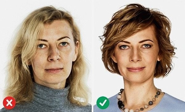 Penteados médios para mulheres de 35 anos