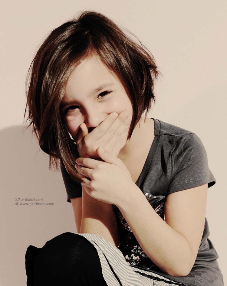 Penteados curtos para meninas de 12 anos