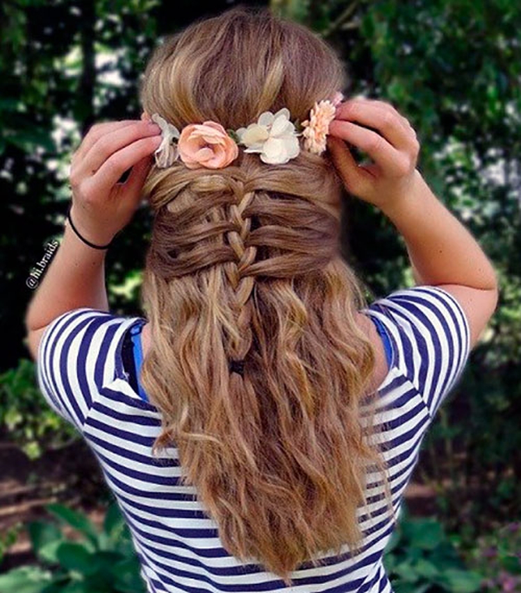 Penteados para a escola para meninas de 12 anos