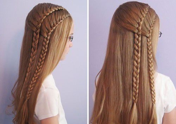 Penteados para a escola para meninas de 12 anos