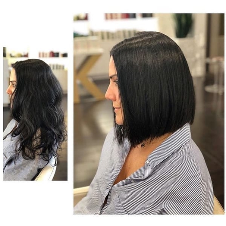 Penteados médios para mulheres de 35 anos