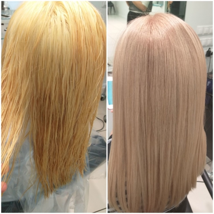 Uniformizar a cor do cabelo em casa