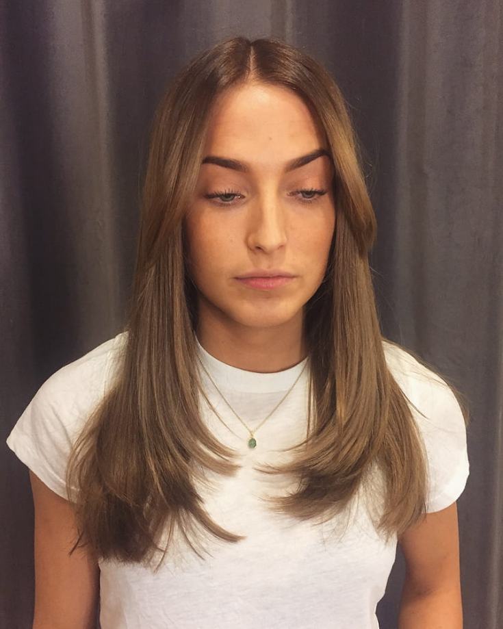 Cabelo cor de avelã