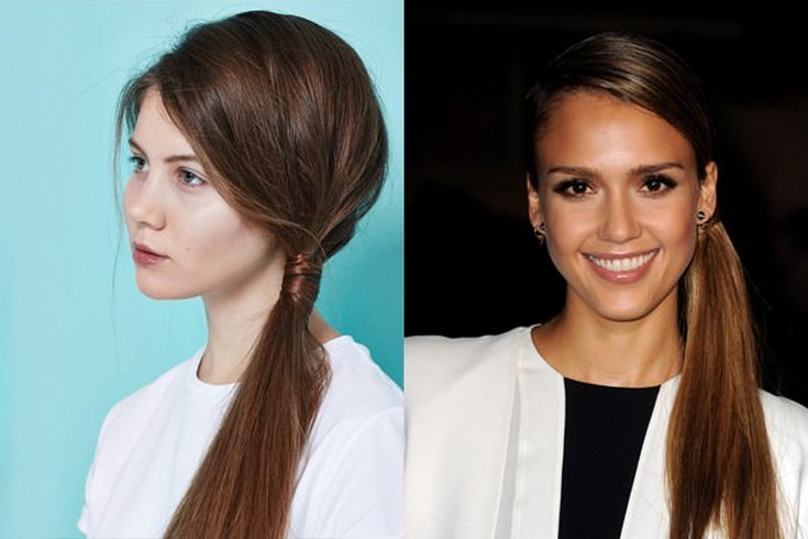 Penteados laterais com cachos