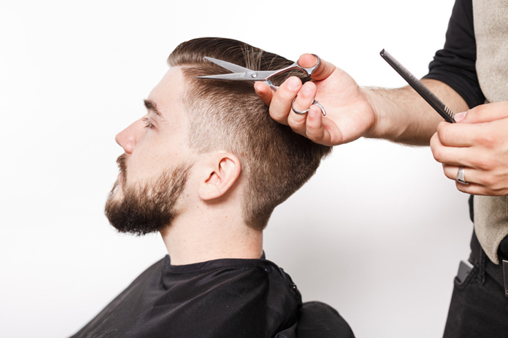 Corte de cabelo masculino para cabelos grossos