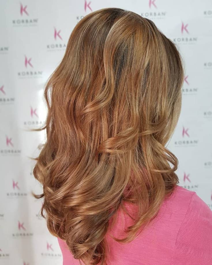 Cabelo cor de avelã