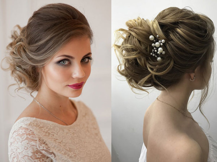 Penteados laterais com cachos