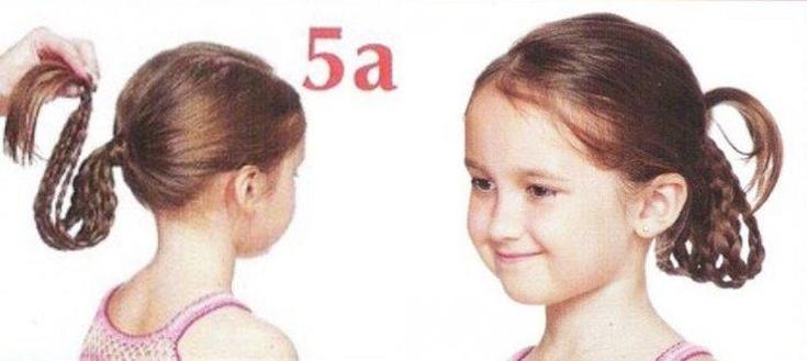 Penteados infantis para cabelos curtos para todos os dias na escola e no jardim de infância
