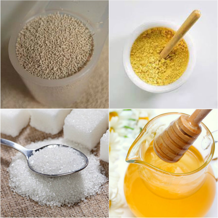 Máscaras de cabelo de fermento