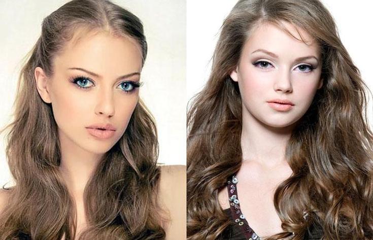 Cores de cabelo da moda para mulheres de cabelos castanhos e a paleta e recomendações para tingimento