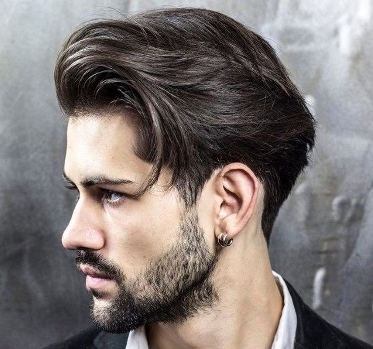 Sem caixa de penteado masculino
