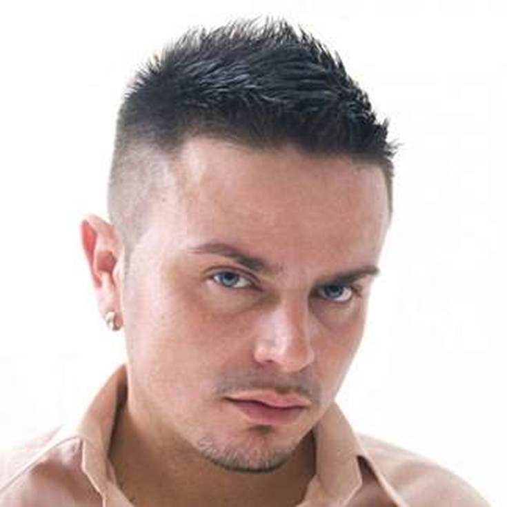 Corte de cabelo masculino para rosto redondo