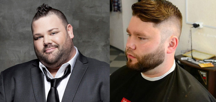 Corte de cabelo masculino para rosto redondo