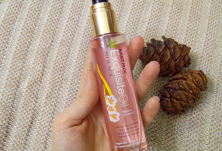 Matriz de óleo de cabelo